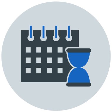 Takvim. Web simgesi basit tasarım