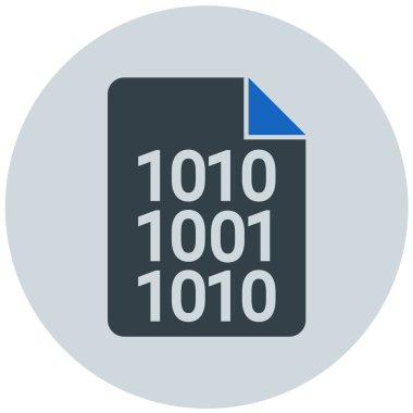 Dosya modern simgesinin vektör illüstrasyonu