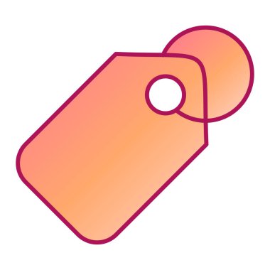 etiket simgesi vektör illüstrasyonu