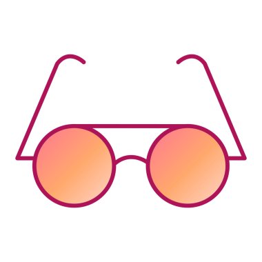 güneş gözlüğü ikonu vektör illüstrasyonu