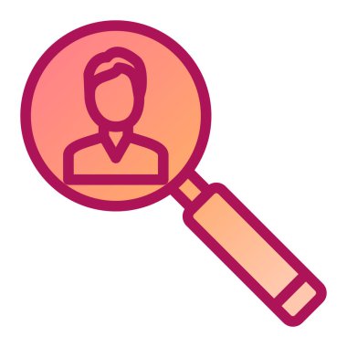 Arama simgesi vektör illüstrasyonu