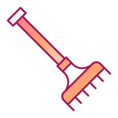 Kürek simgesinin vektör illüstrasyonu