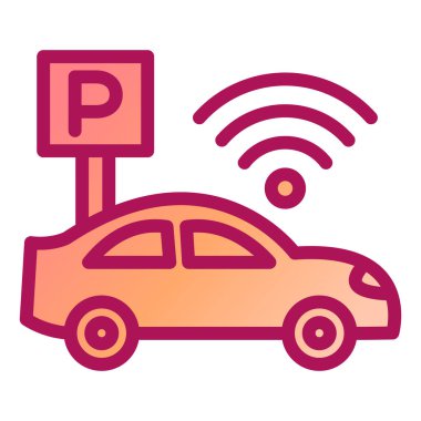 araba paylaşım simgesi vektör illüstrasyonu