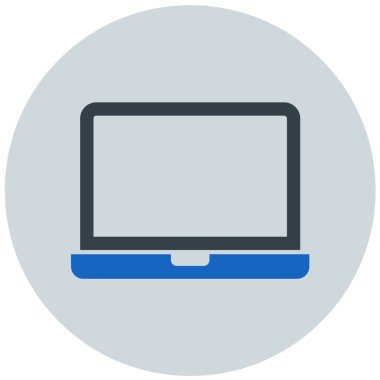 Bilgisayar. Web simgesi basit illüstrasyon