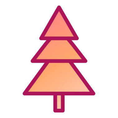 Yılbaşı ağacı. Basit tasarım