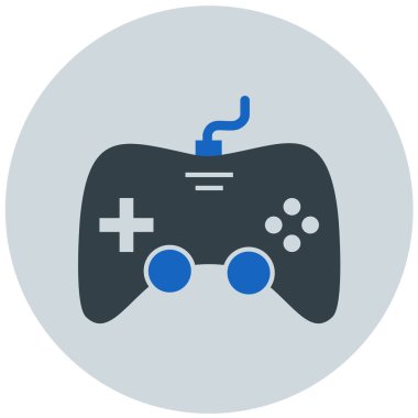 Oyun kolu. Web simgesi basit illüstrasyon