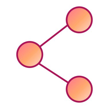 iletişim ağı simgesi. vektör çizimi tasarımı