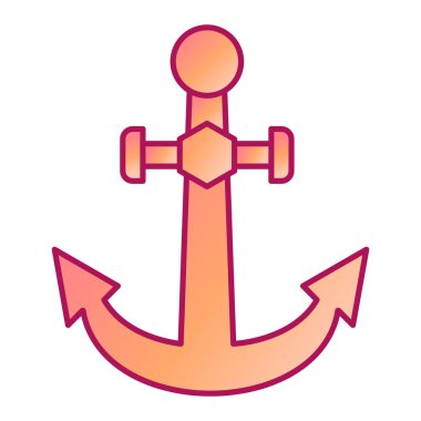 çapa simgesi vektör illüstrasyonu