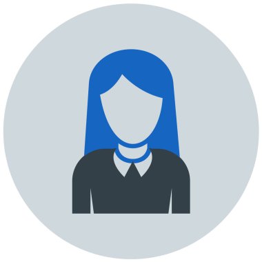 avatar. Web simgesi basit illüstrasyon