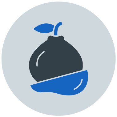 meyve Web simgesi vektör illüstrasyonu 