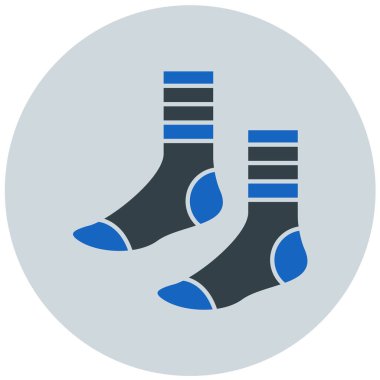 Çorap. Web simgesi basit illüstrasyon