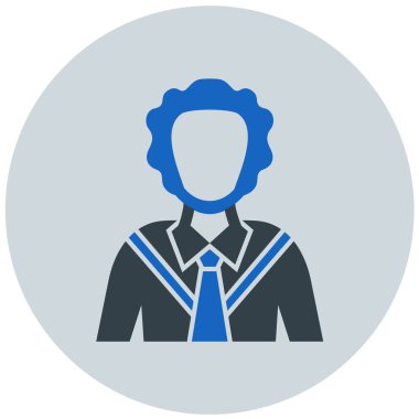 avatar. Web simgesi basit illüstrasyon