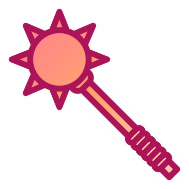 Topuz simgesi, vektör illüstrasyonu basit tasarım