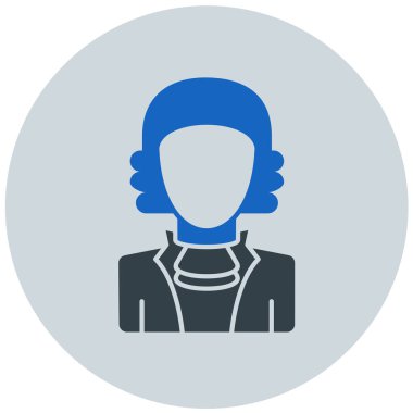 avatar. Web simgesi basit illüstrasyon