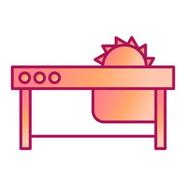 testereli ahşap masa