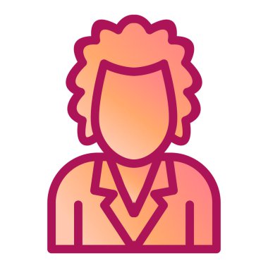 Avatar simgesinin vektör illüstrasyonu