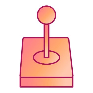 Rozetli joystick, vektör illüstrasyonu