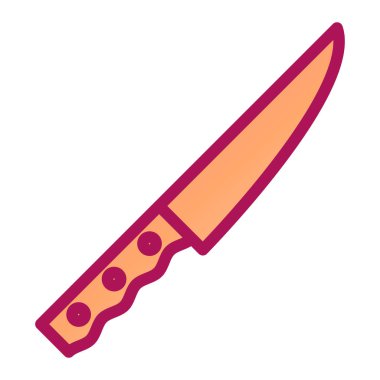 bıçak simgesi vektör illüstrasyonu