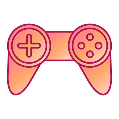 Oyun konsolu simgesi. Beyaz arkaplanda izole edilmiş web tasarımı için oyun konsol vektör simgelerinin izometriği