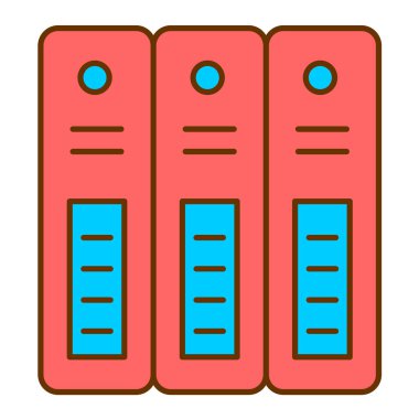 dosya dizini vektör illüstrasyonu