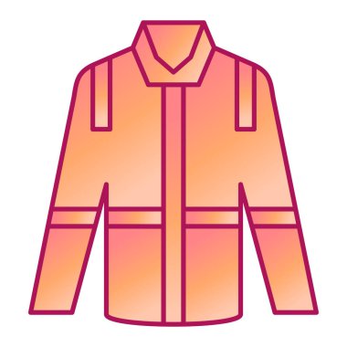 Bir spor ceketin vektör çizimi