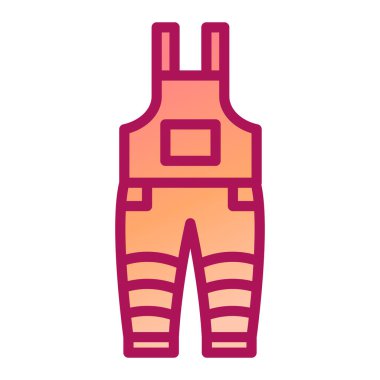 Tulumlar. Web simgesi basit illüstrasyon