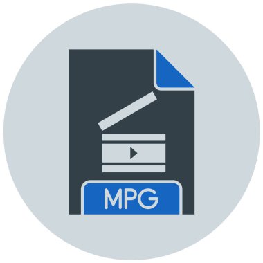 dosya biçimi simgesi, vektör illüstrasyonu