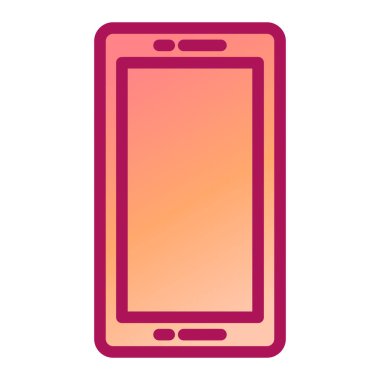 Akıllı telefon. Web simgesi basit tasarım