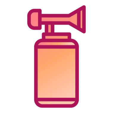 Su pompası ikonu. Ağ için ateş söndürücü vektör simgelerinin özet çizimi