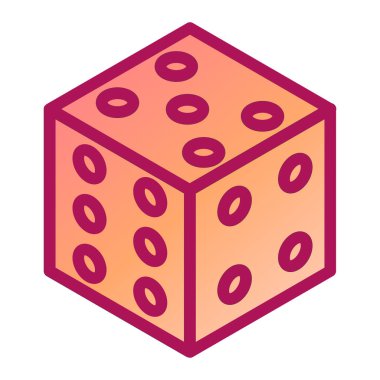 zar simgesi vektör illüstrasyonu