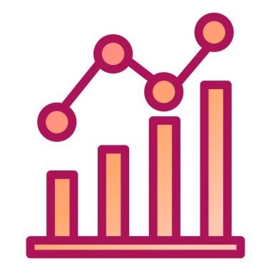 grafik ikonu vektör illüstrasyonu