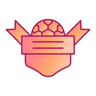 Kurdeleli ve etiketli futbol topu vektör illüstrasyon tasarımı