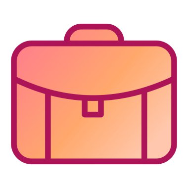 evrak çantası ikonu vektör illüstrasyonu