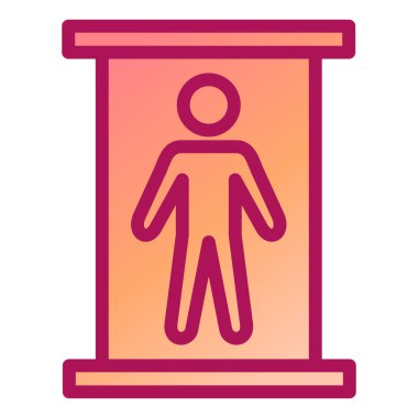 man simgesi, vektör illüstrasyonu