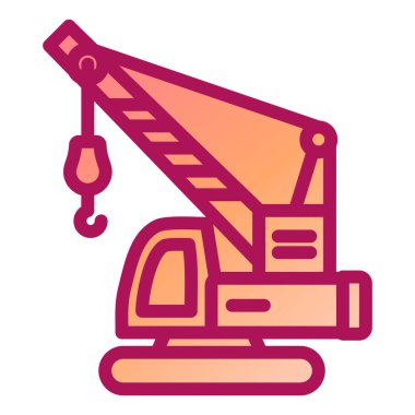 vinç modern simge vektör illüstrasyonu 