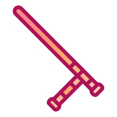 Yarasa ikonu. Beyaz arkaplanda izole edilmiş web tasarımı için ekipman vektör simgelerinin izometriği 