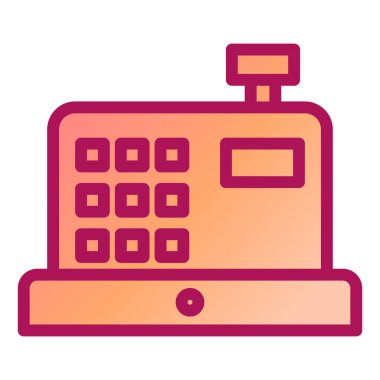 atm makine simgesi vektörü.