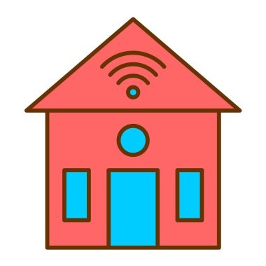 Ev simgesi vektör illüstrasyonu