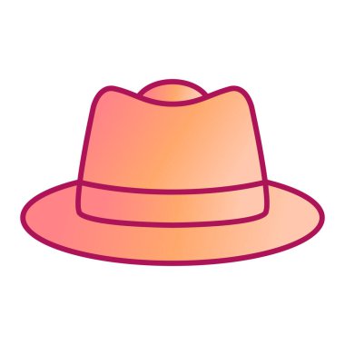 Şapka ikonu. Beyaz arkaplanda izole edilmiş ağ için kovboy aksesuar vektör simgeleri karikatürü