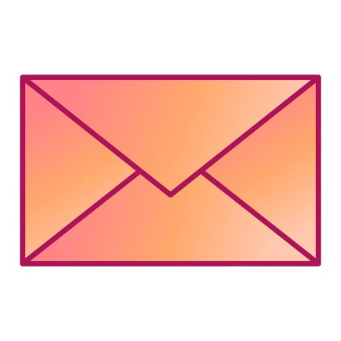 zarf e- posta simgesi vektör illüstrasyon grafik tasarımı