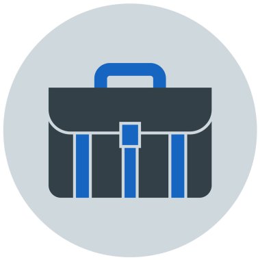 Çanta. Web simgesi basit tasarım