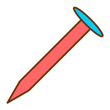 Çekiç. Web simgesi basit illüstrasyon