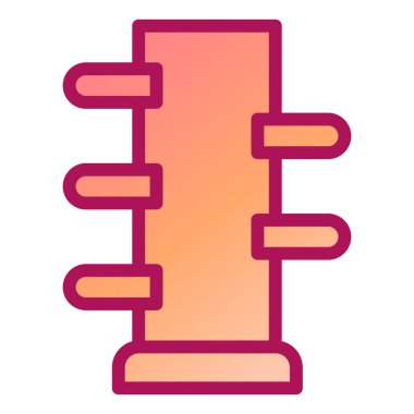 Askeri bıçak ikonu. vektör illüstrasyonu