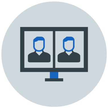 kullanıcı. Web simgesi basit illüstrasyon