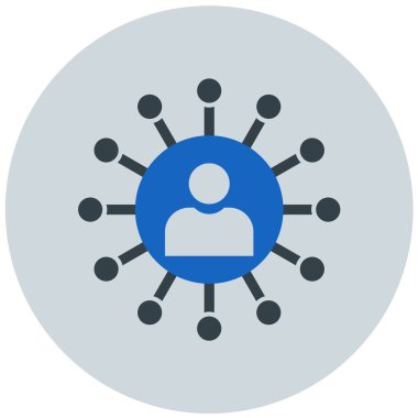 hiyerarşi. Web simgesi basit illüstrasyon