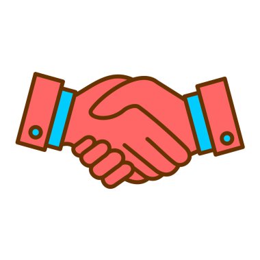 El sıkışma simgesi vektör illüstrasyonu