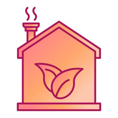 Çevre dostu bitki simgesi vektör illüstrasyon tasarımı