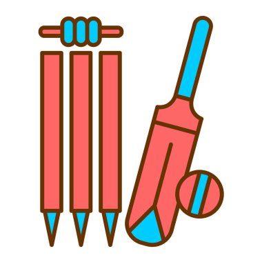 kalem ve fırça ikonu vektör illüstrasyon grafik tasarımı