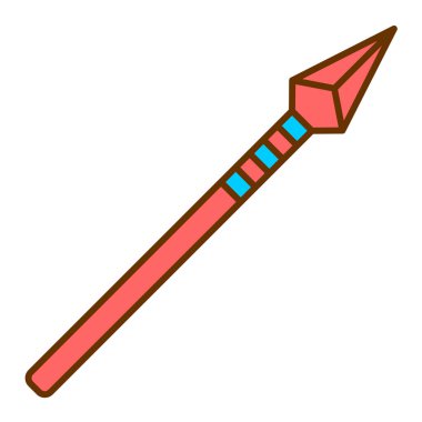 Roket. Web simgesi basit illüstrasyon