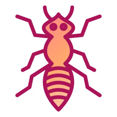 karınca simgesi vektör illüstrasyonu